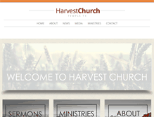 Tablet Screenshot of harvestchurchtx.com